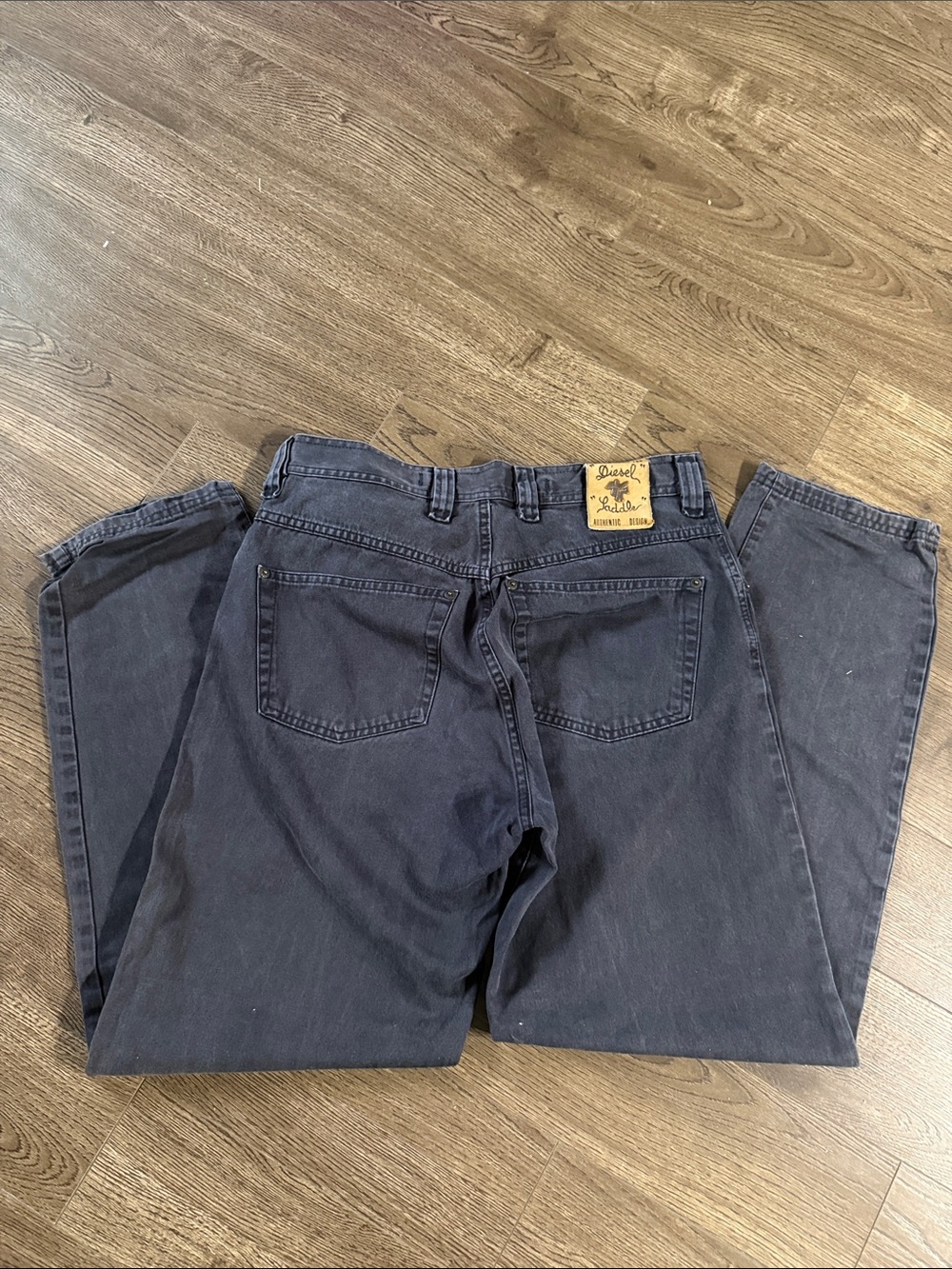 Vintage Diesel Men’s Charcoal Relaxed Jeans 30X30 - Picture 2 of 7